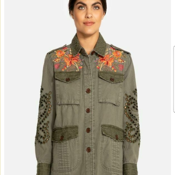 VIOLETTE EYELET MILITARY JACKET🧡🧡 - Picture 2 of 16